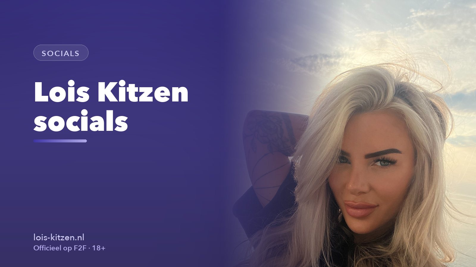 Lois Kitzen op Instagram en Snapchat: haar echte accounts