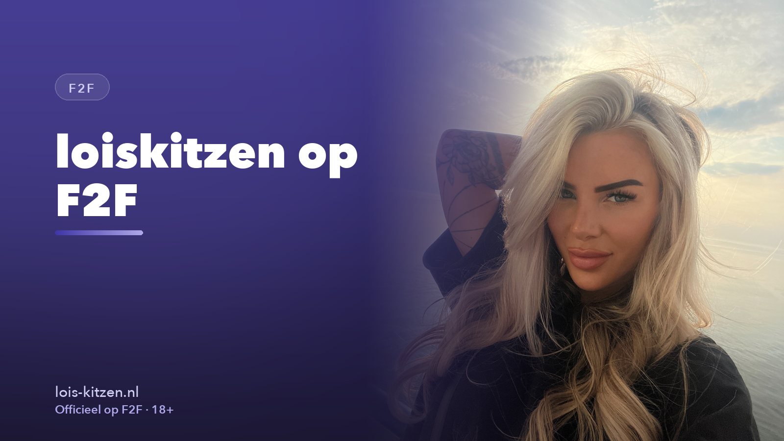loiskitzen op F2F: dit vind je op haar profiel